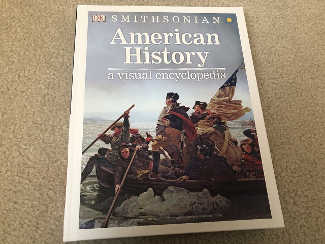 American History: A Visual Encyclopediaの表紙を撮影。