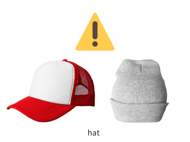 帽子の着用にも注意が必要です。