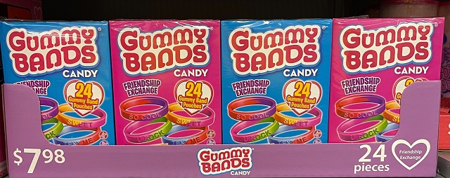 Gummy Bandsは24個入で、$7.98です。