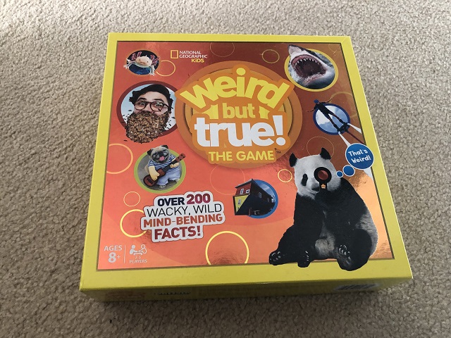 Weird But True Gameの箱の写真。