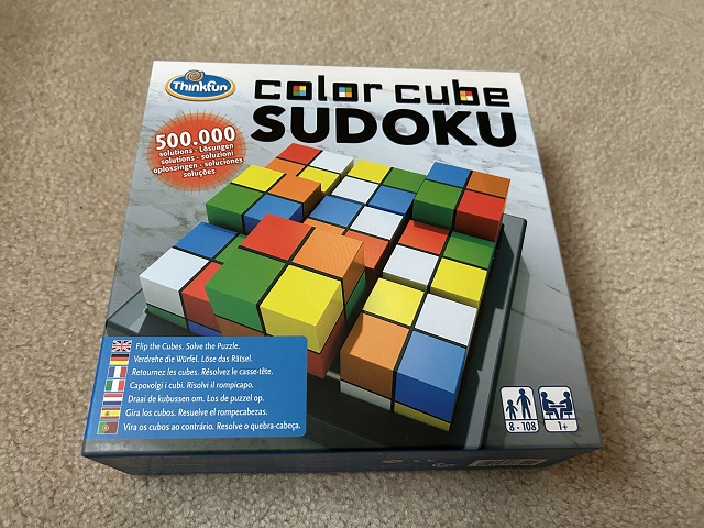 Sudokuの箱写真。