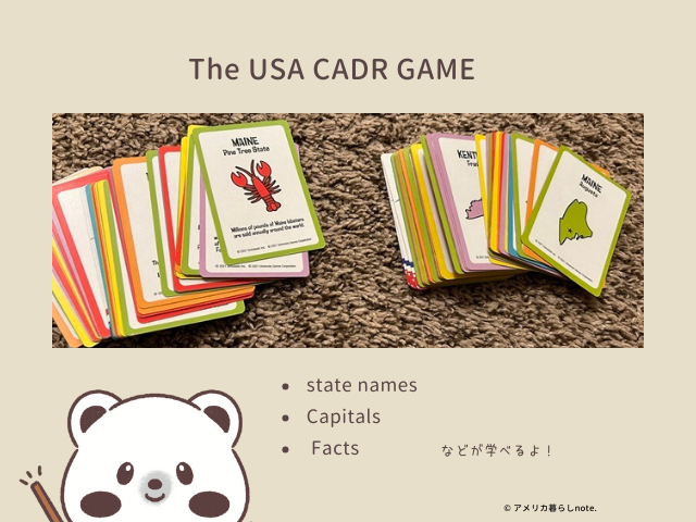 The Usa Card Gameで学べること。