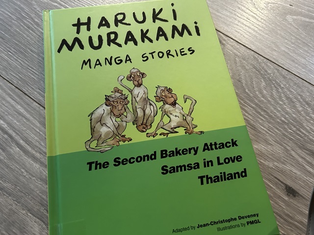 Haruki Murakami Manga Stories 2の表紙を撮影